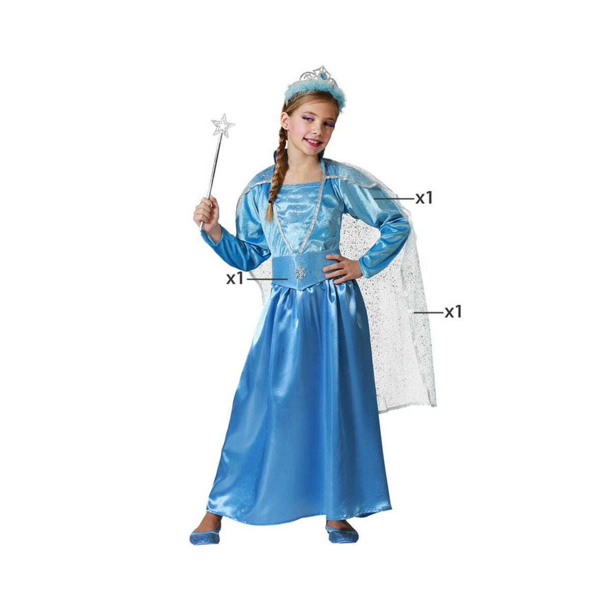 Costum Deghizare pentru Copii Albastru Prințesă - Jucarii si jocuri, Costume și accesorii