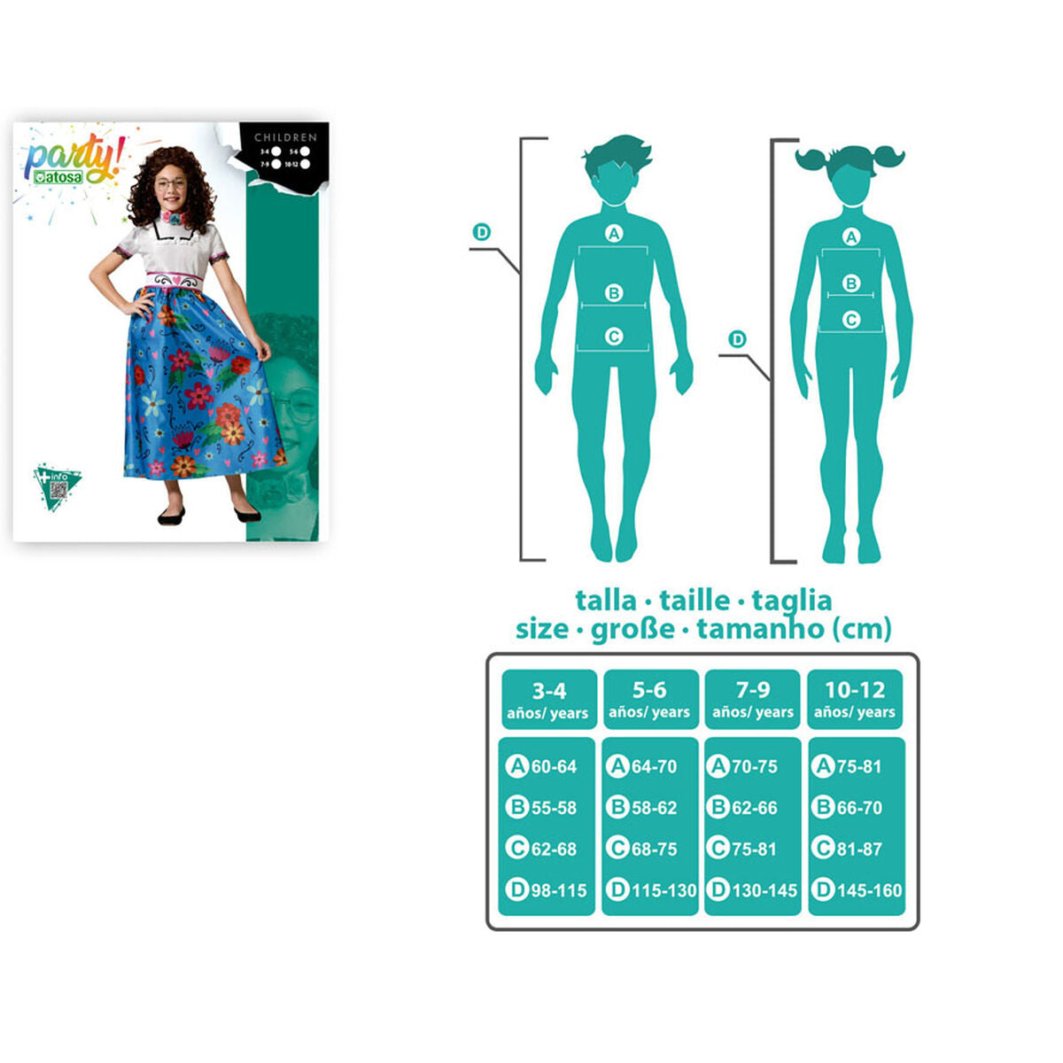 Costum Deghizare pentru Copii Columbia Fată - Jucarii si jocuri, Costume și accesorii