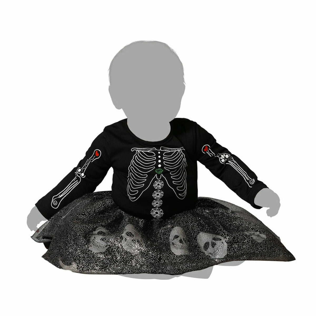 Costum Deghizare pentru Copii Negru Schelet - Jucarii si jocuri, Costume și accesorii