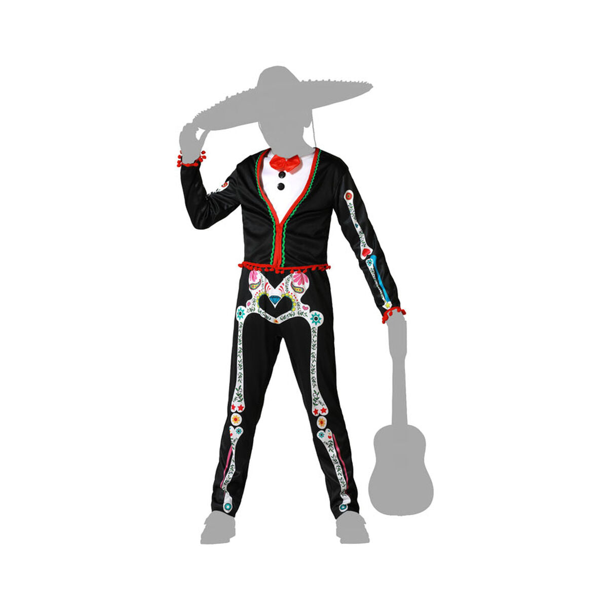 Costum pentru copii Schelet Mexicancă - Jucarii si jocuri, Costume și accesorii