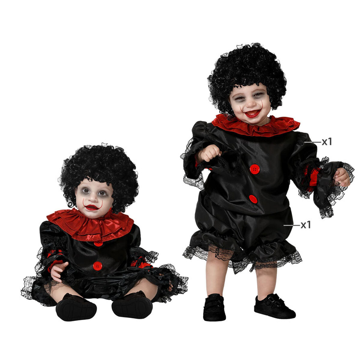 Costum Deghizare pentru Copii Clovn Rău - Jucarii si jocuri, Costume și accesorii