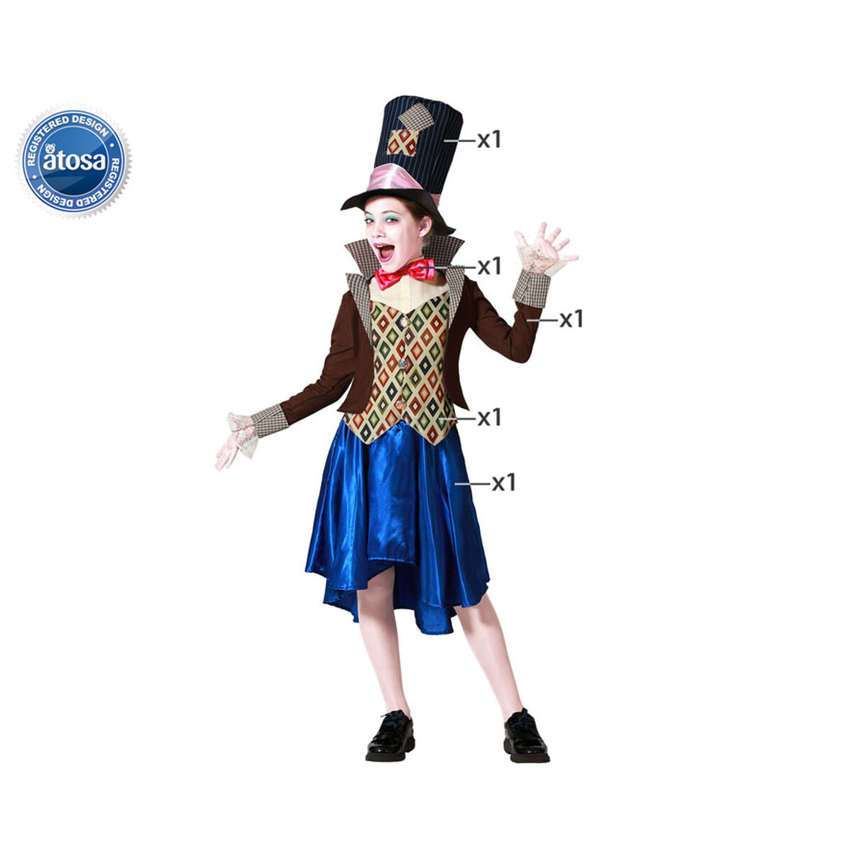 Costum Deghizare pentru Copii Modistă Nebună - Jucarii si jocuri, Costume și accesorii