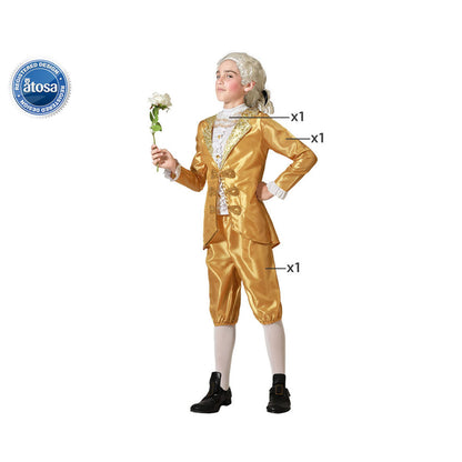 Costum Deghizare pentru Copii Auriu* Curtezan Infantil - Jucarii si jocuri, Costume și accesorii