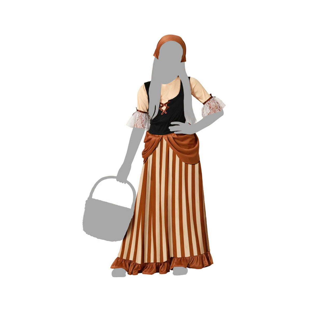 Costum Deghizare pentru Copii Chelneriță 5-6 Ani - Jucarii si jocuri, Costume și accesorii