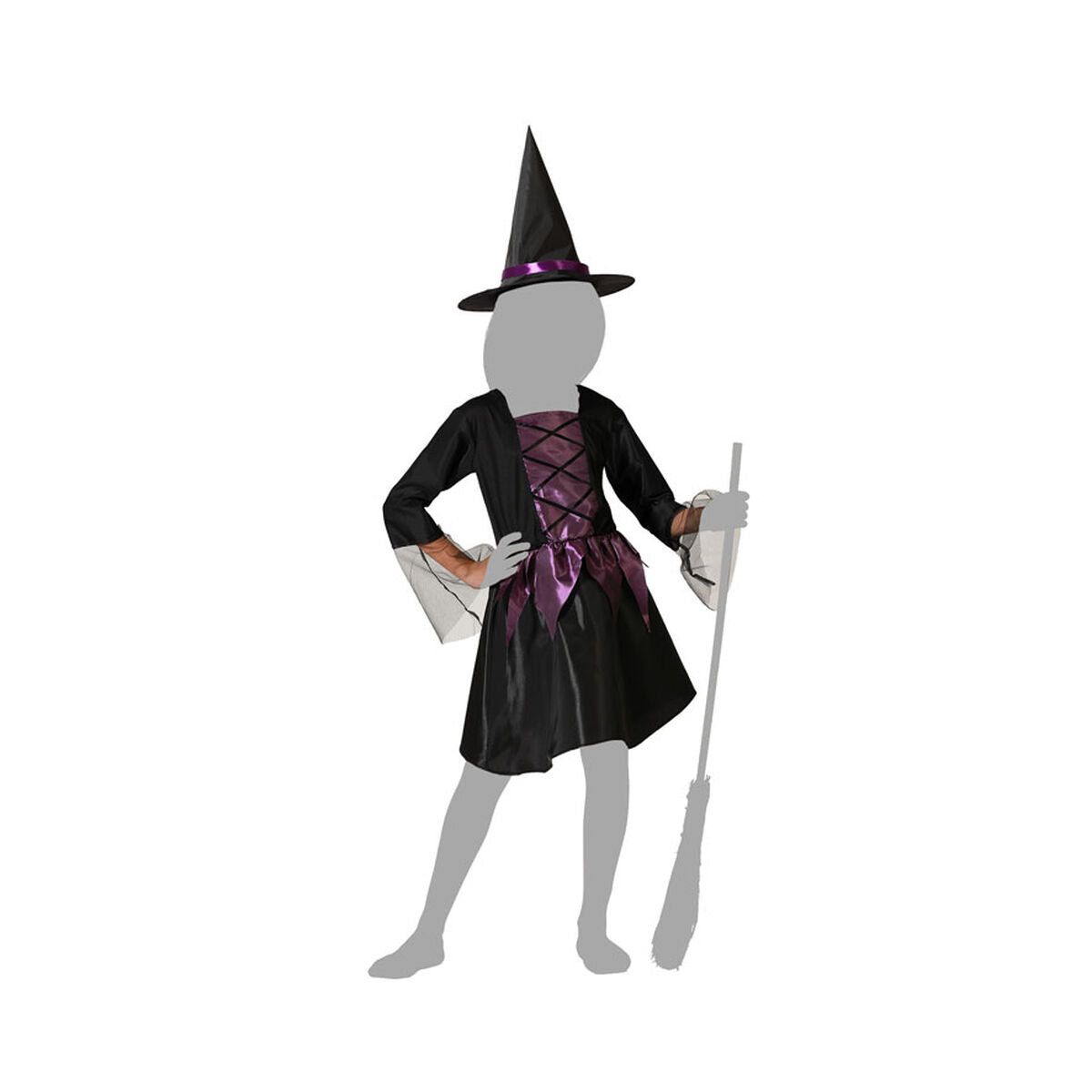 Costum Deghizare pentru Copii Mov Vrăjitoare Halloween - Jucarii si jocuri, Costume și accesorii