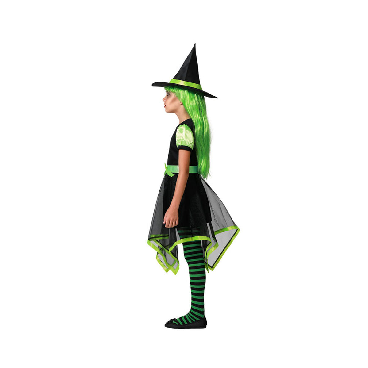Costum Deghizare pentru Copii Verde Vrăjitoare - Jucarii si jocuri, Costume și accesorii