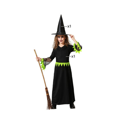 Costum Deghizare pentru Copii Verde Vrăjitoare - Jucarii si jocuri, Costume și accesorii