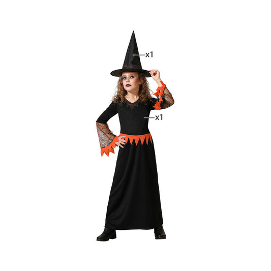 Costum Deghizare pentru Copii Portocaliu Vrăjitoare - Jucarii si jocuri, Costume și accesorii