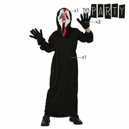 Costum Deghizare pentru Copii Th3 Party Negru Asasin (3 Piese) - Jucarii si jocuri, Costume și accesorii