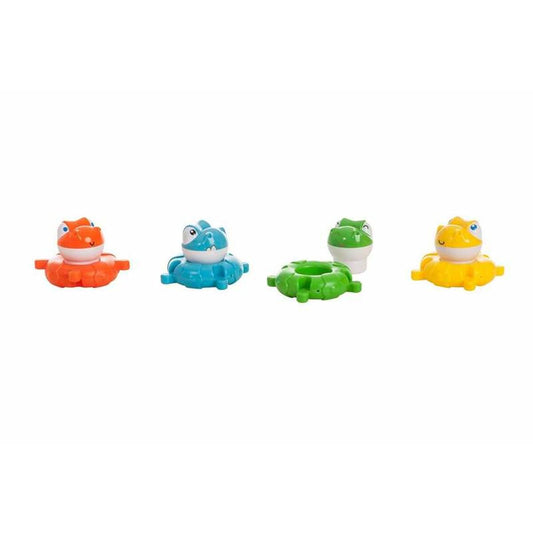 Set de Jucărie pentru Baie Multicolor 4 Piese Dinozauri - Acasă și bucătărie, Baie