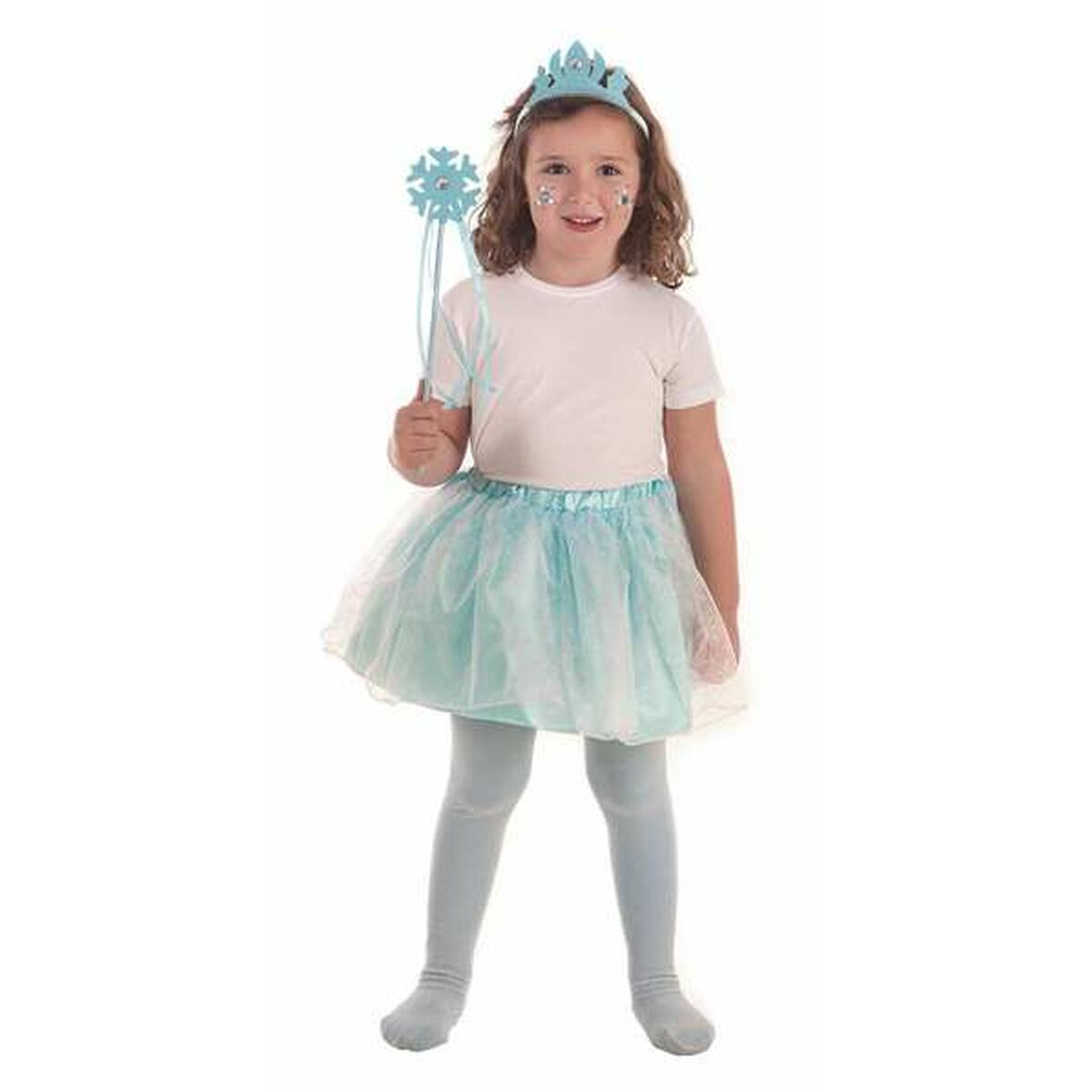Costum Deghizare pentru Copii Albastru Crăiasa Zăpezii (3 Piese) - Jucarii si jocuri, Costume și accesorii
