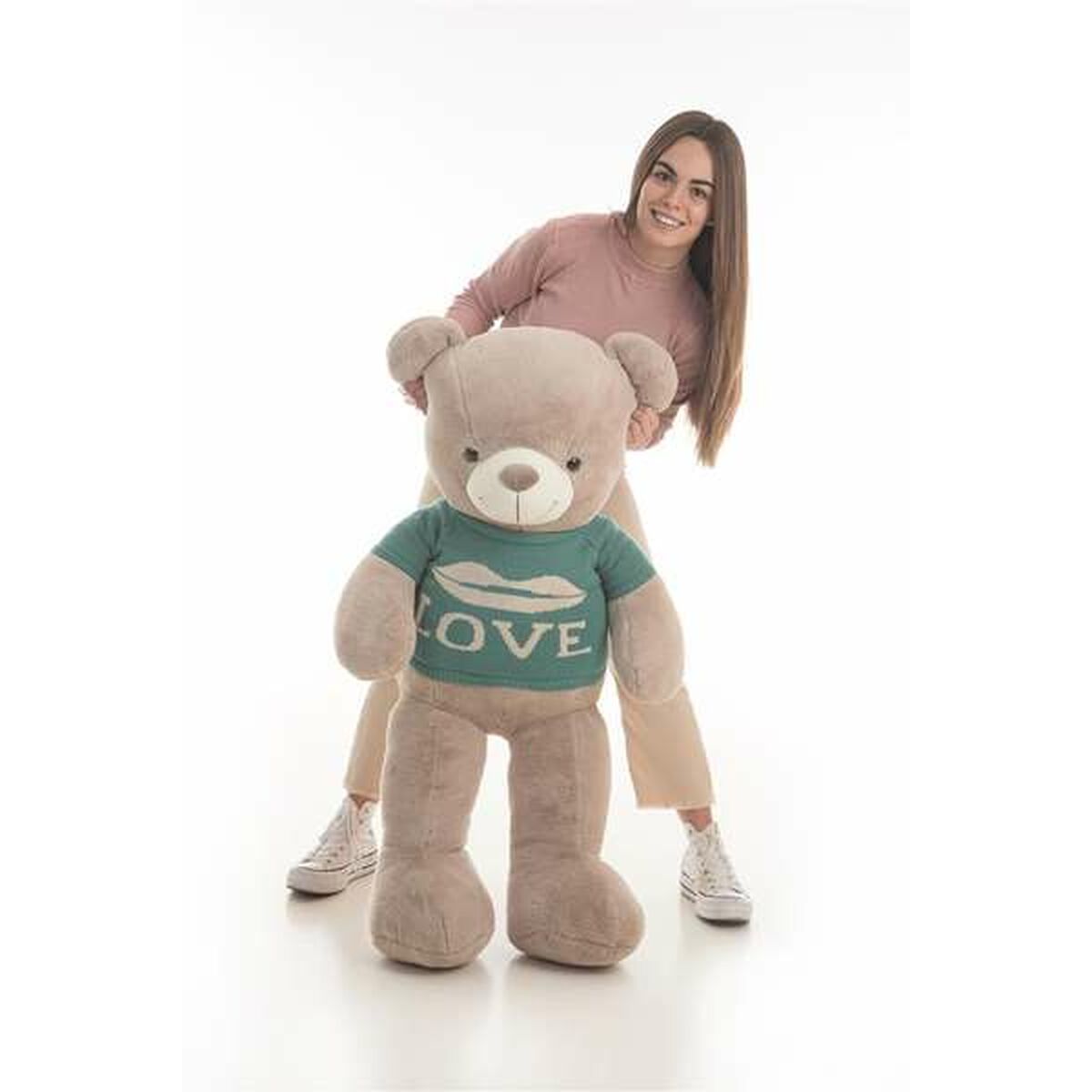 Urs de Pluș Under Bed Store Carlitos Pulover 115 cm - Jucarii si jocuri, Jucării de pluș