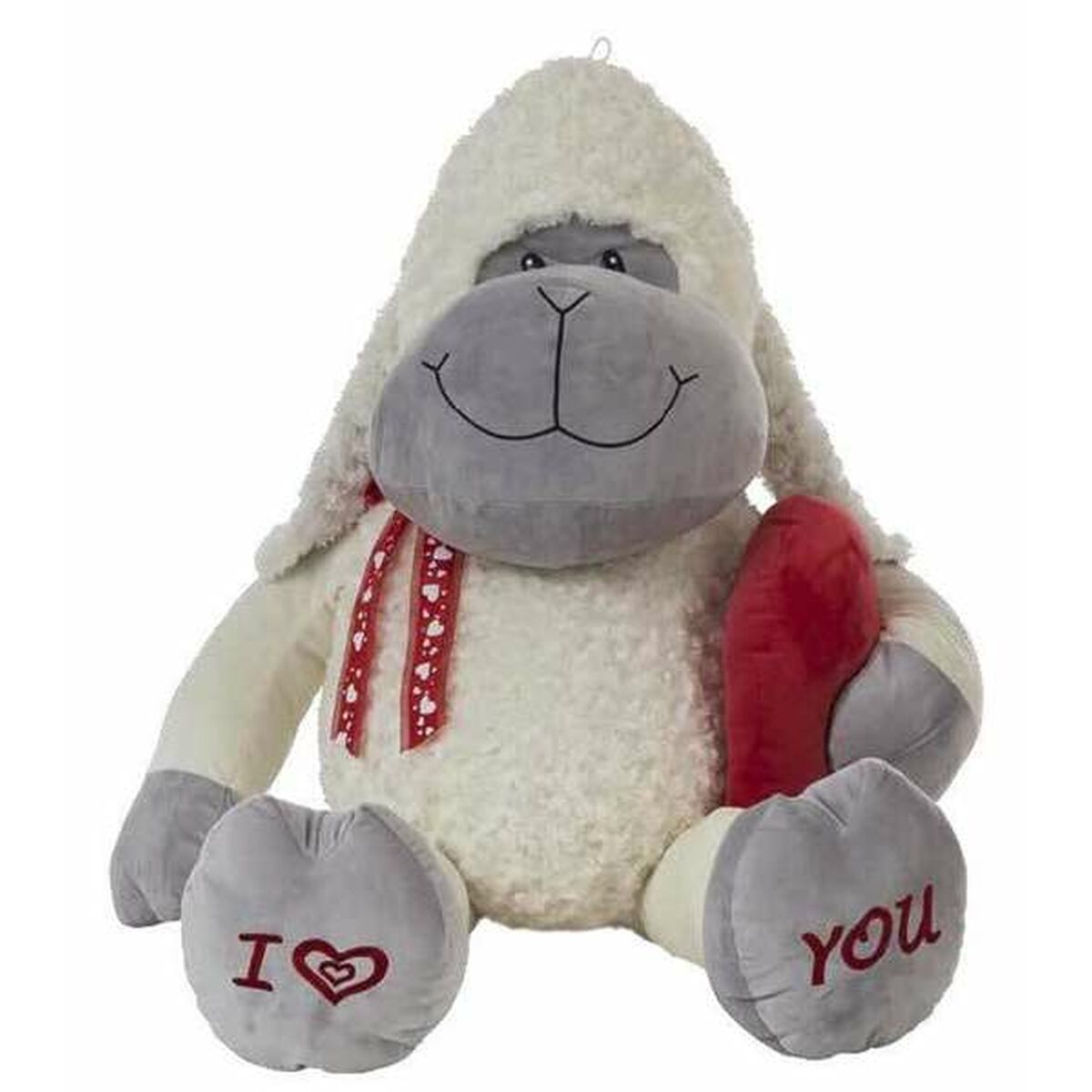 Jucărie de Pluș Amour 38 cm Inimă Oaie - Jucarii si jocuri, Jucării de pluș