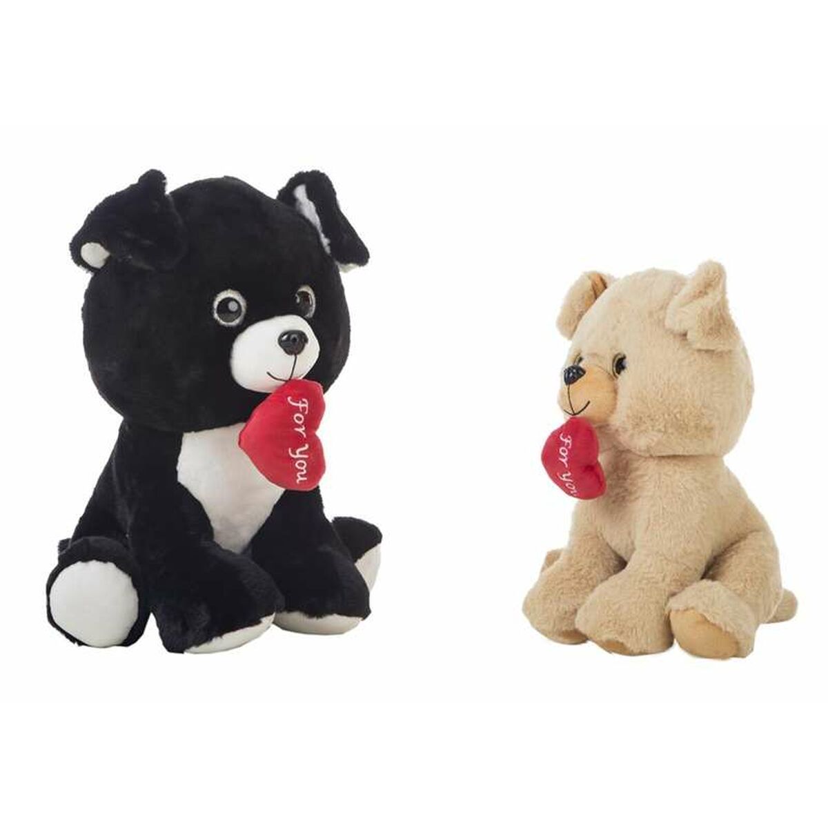 Jucărie de Pluș For You Câine 42 cm Inimă - Jucarii si jocuri, Jucării de pluș