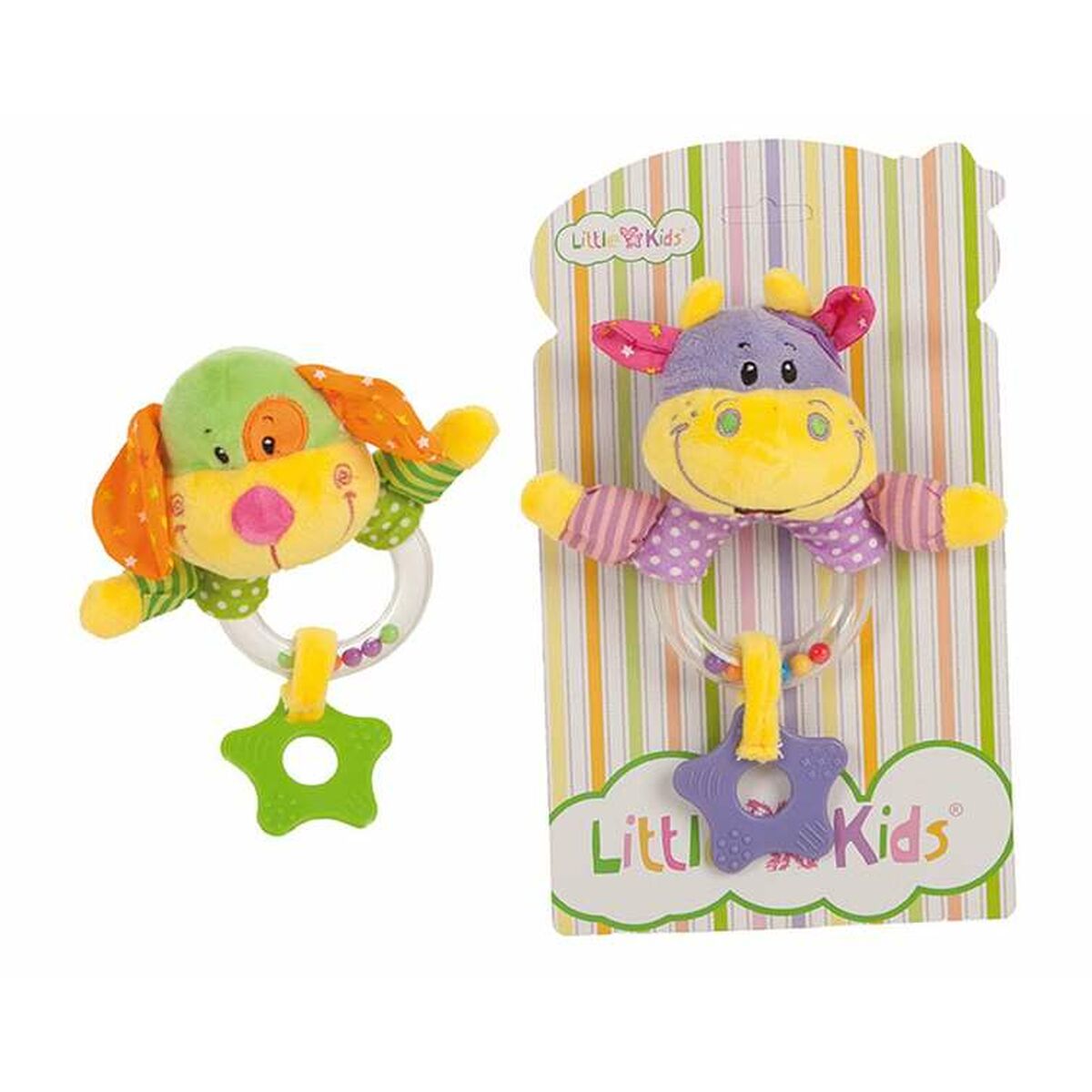 Zornăitoare Vacă Câine Teether 20cm - Bebelus, Jucăriile copilăriei timpurii