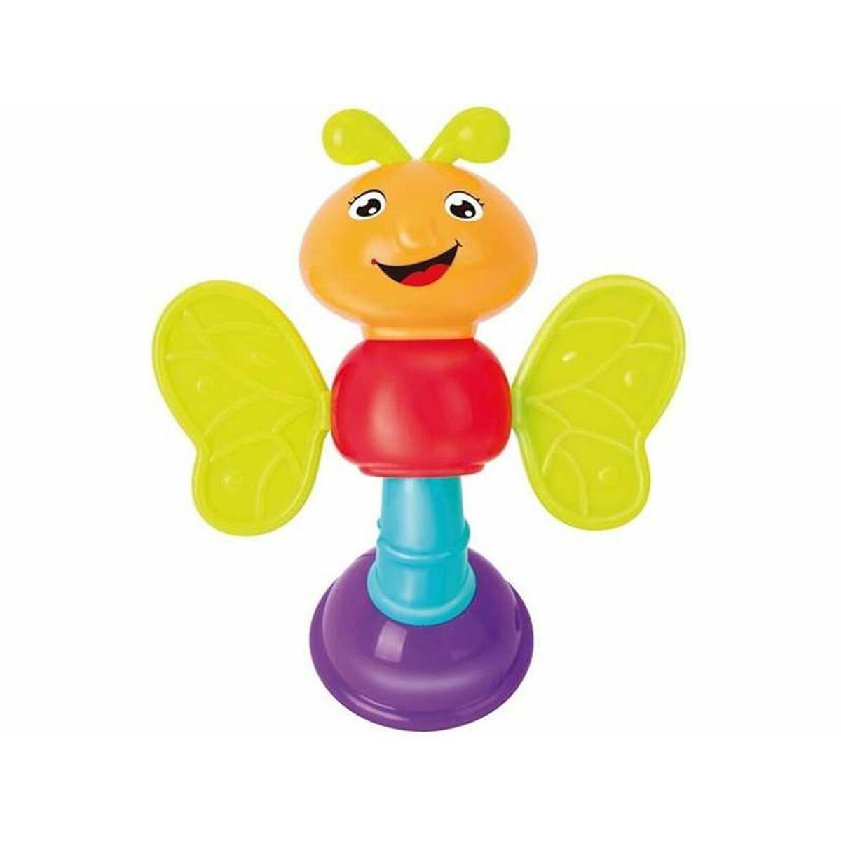 Zornăitoare Multicolor Albină 14 cm - Bebelus, Jucăriile copilăriei timpurii