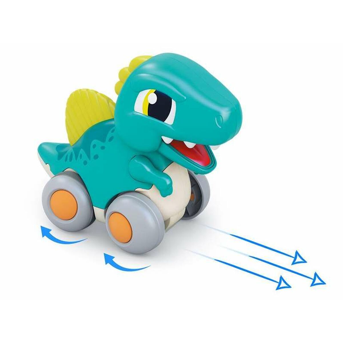 Mașinuță de jucărie cu mecanism de frecare 13 x 12 x 13 cm Dinozaur Verde - Jucarii si jocuri, Vehicule