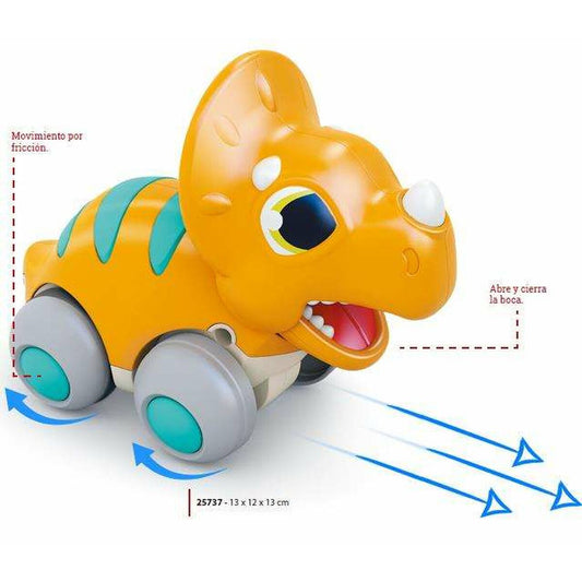 Mașinuță de jucărie cu mecanism de frecare 13 x 12 x 13 cm Dinozaur Portocaliu - Jucarii si jocuri, Vehicule
