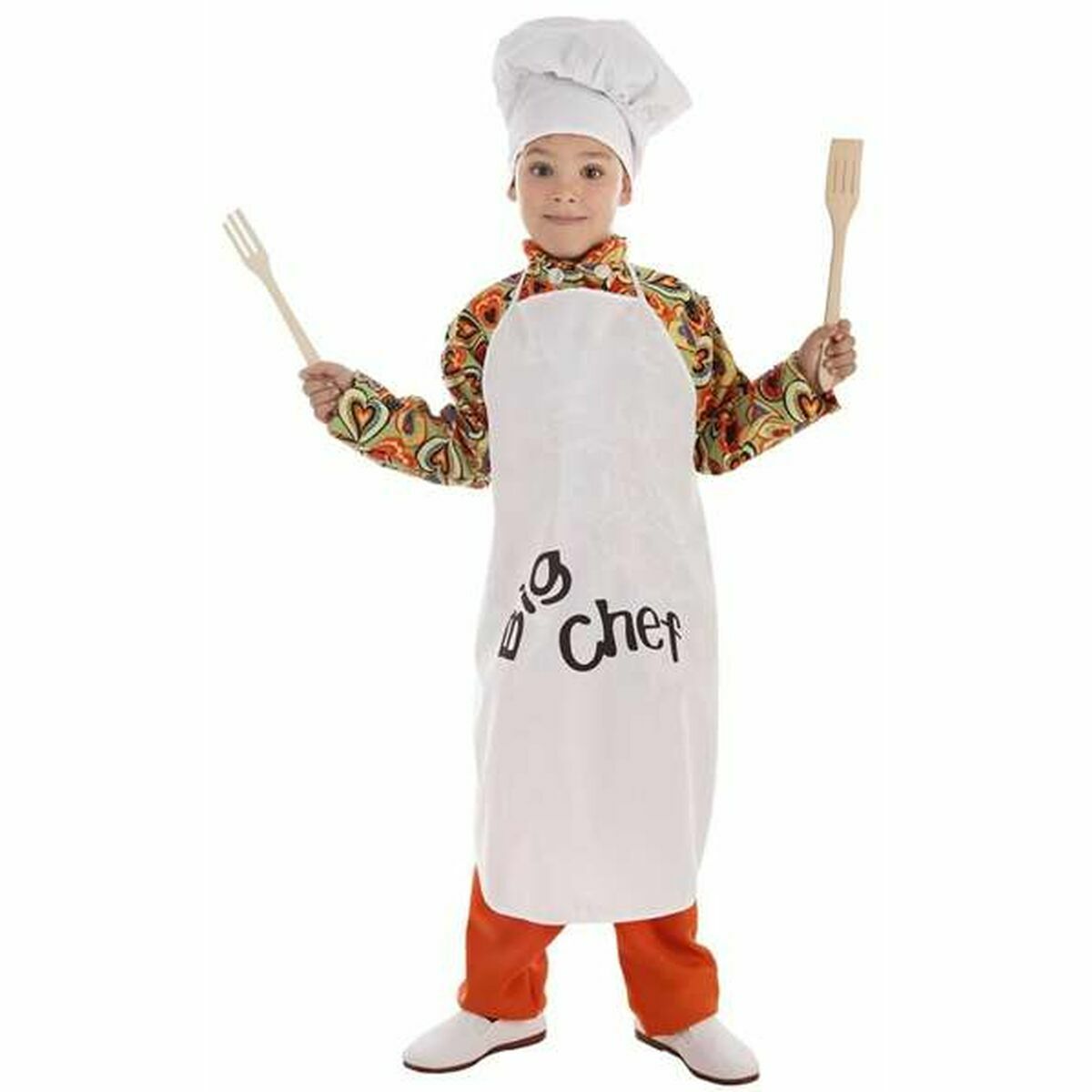 Costum Deghizare pentru Copii Big Chef Bucătar (2 Piese) - Jucarii si jocuri, Costume și accesorii