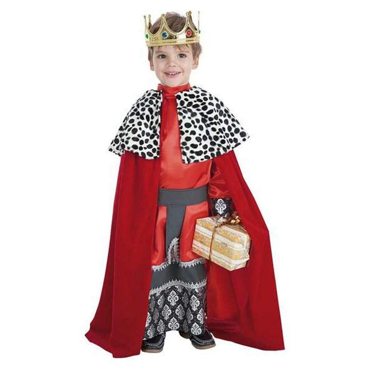 Costum Deghizare pentru Copii Regele Mag Gaspar 3-5 ani Roșu - Jucarii si jocuri, Costume și accesorii
