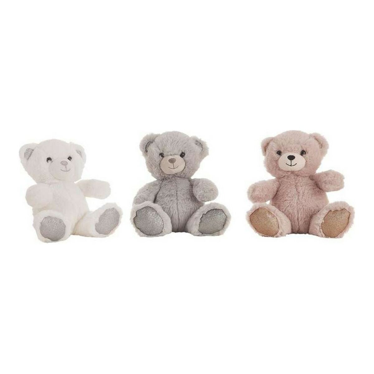 Jucărie de Pluș Alb Gri Roz Acrilic 22 cm - Jucarii si jocuri, Jucării de pluș