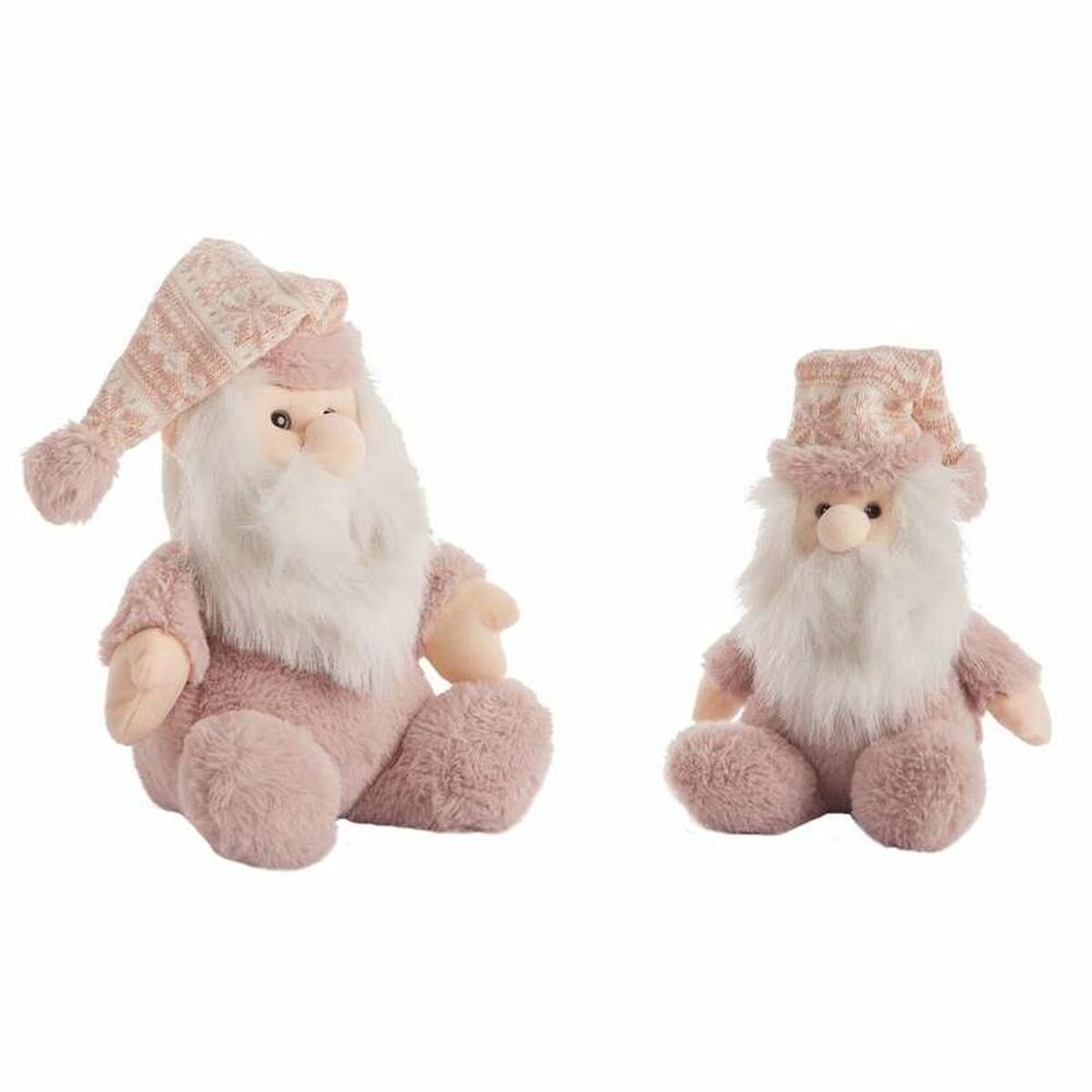 Jucărie de Pluș 46920 Roz Moș Crăciun (28 cm) - Jucarii si jocuri, Jucării de pluș