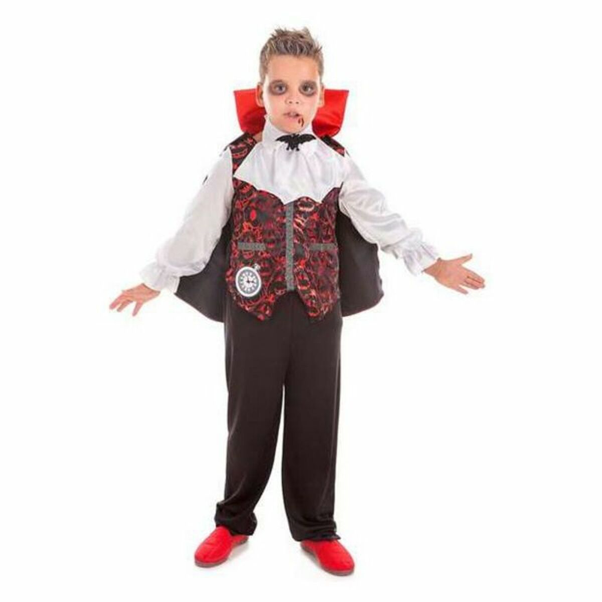 Costum Deghizare pentru Copii 8073-3 Vampir 7-9 Ani (4 Piese) - Jucarii si jocuri, Costume și accesorii
