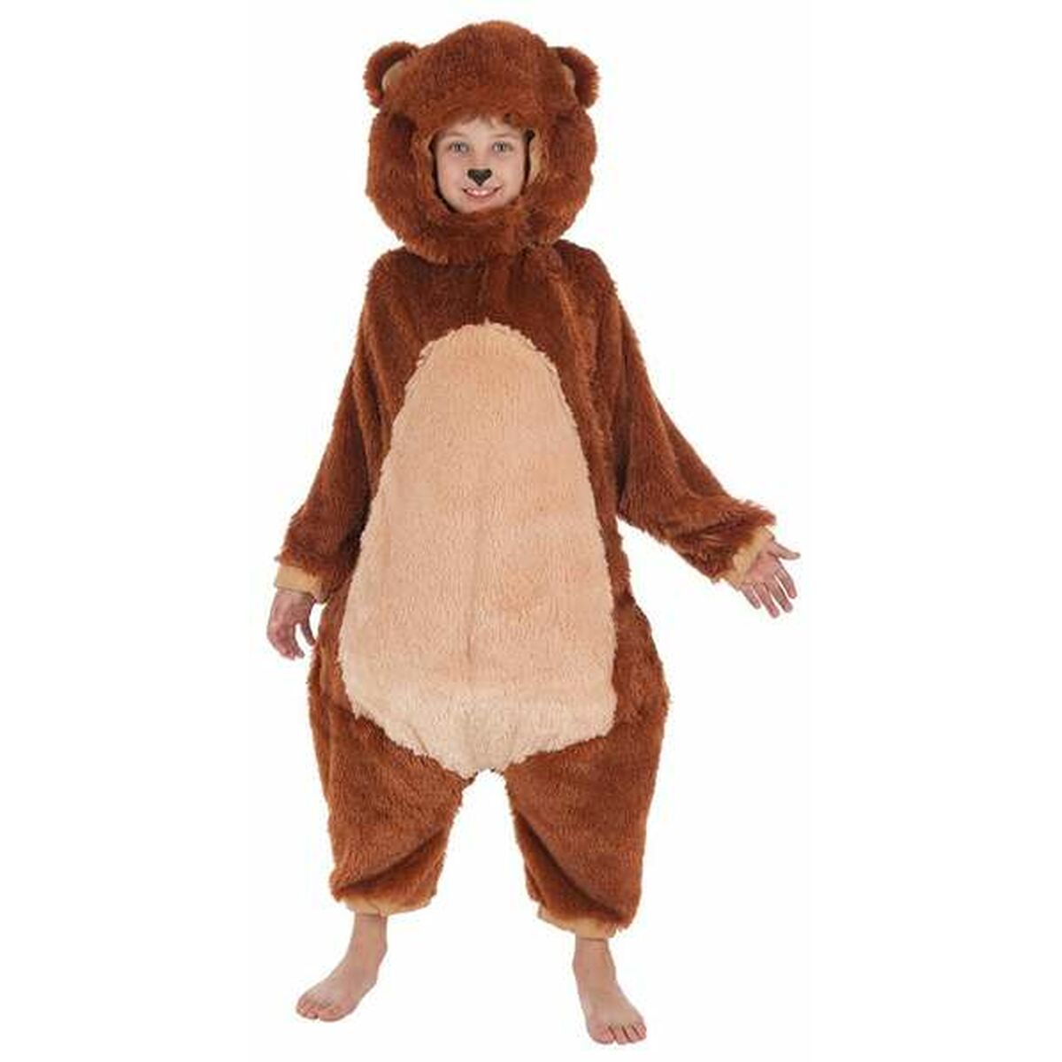 Costum Deghizare pentru Copii Maro Urs 8-9 ani (2 Piese) - Jucarii si jocuri, Costume și accesorii