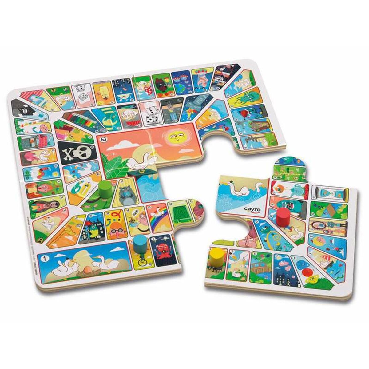 Tablă de Parchís și Oca Cayro 12 x 19,5 x 5 cm - Jucarii si jocuri, Jocuri și accesorii