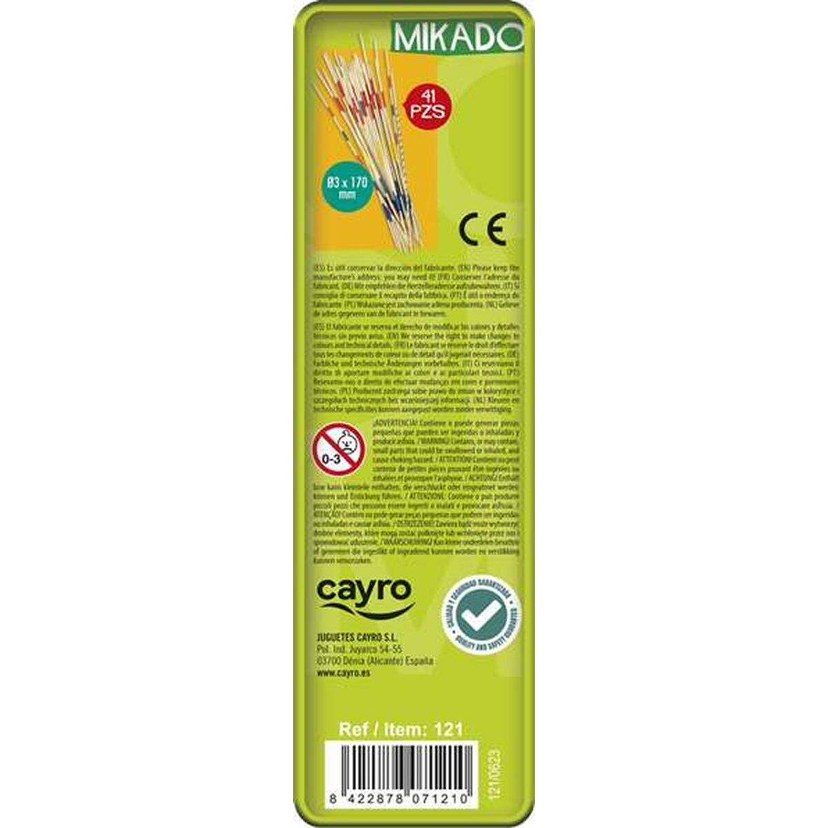 Joc de Masă Cayro Mikado 41 Piese - Jucarii si jocuri, Jocuri și accesorii