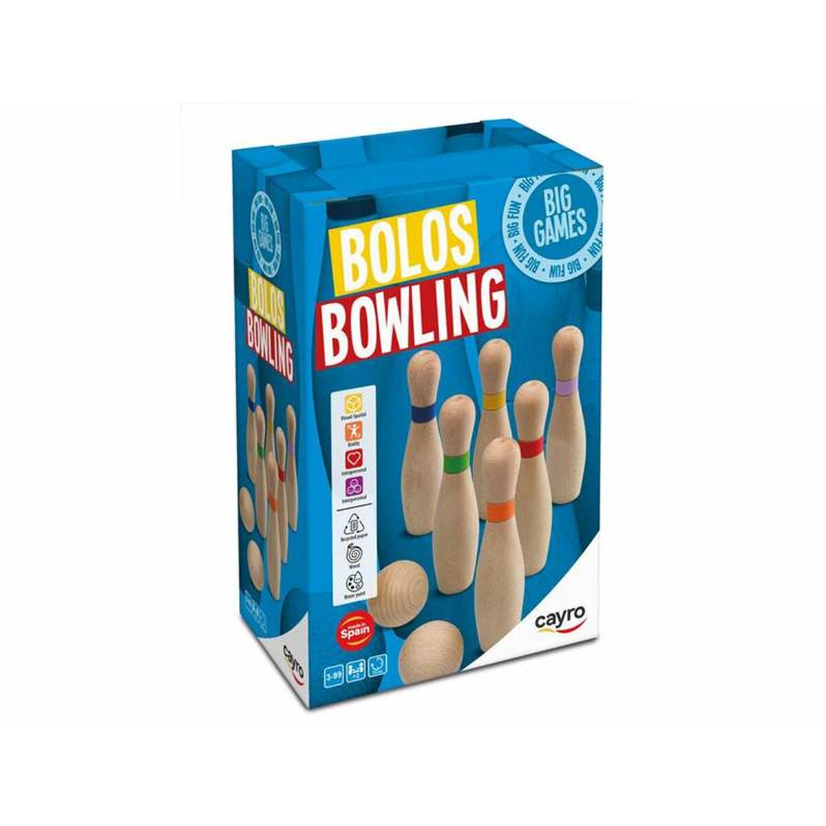 Joc de Popice Cayro Lemn - Sport și în aer liber, Bowling