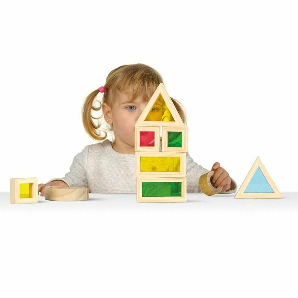 Puzzle Cayro Color Blocks Montessori - Jucarii si jocuri, Puzzle-uri și puzzle-uri