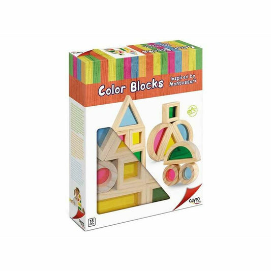 Puzzle Cayro Color Blocks Montessori - Jucarii si jocuri, Puzzle-uri și puzzle-uri