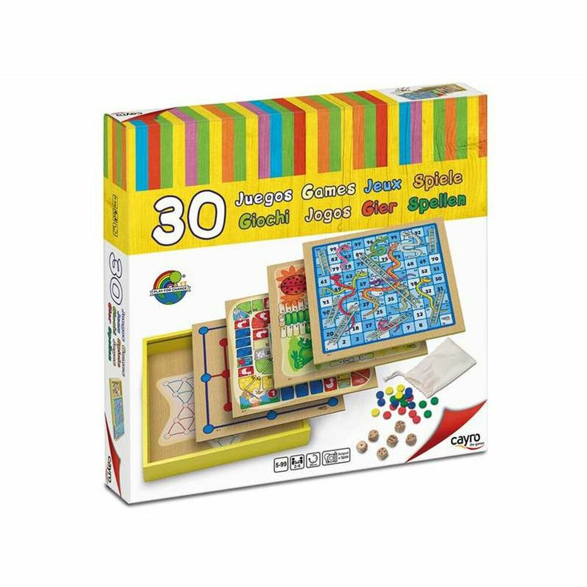 Joc de Masă Cayro 30 Games (31 x 31 x 5.5 cm) 31 x 31 x 5,5 cm - Jucarii si jocuri, Jocuri și accesorii