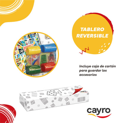 Tablă de Parchís și Oca Cayro Multicolor 250 g - Jucarii si jocuri, Jocuri și accesorii