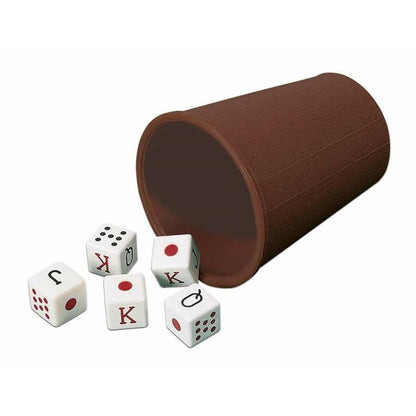 Pahar cu Zaruri de Poker Cayro - Jucarii si jocuri, Jocuri și accesorii