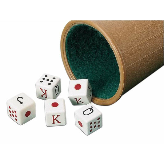 Pahar cu Zaruri de Poker Cayro - Jucarii si jocuri, Jocuri și accesorii