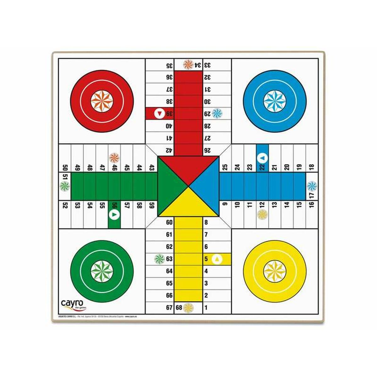 Tablă de Parchis, Șah și Dame Cayro Lemn - Jucarii si jocuri, Jocuri și accesorii