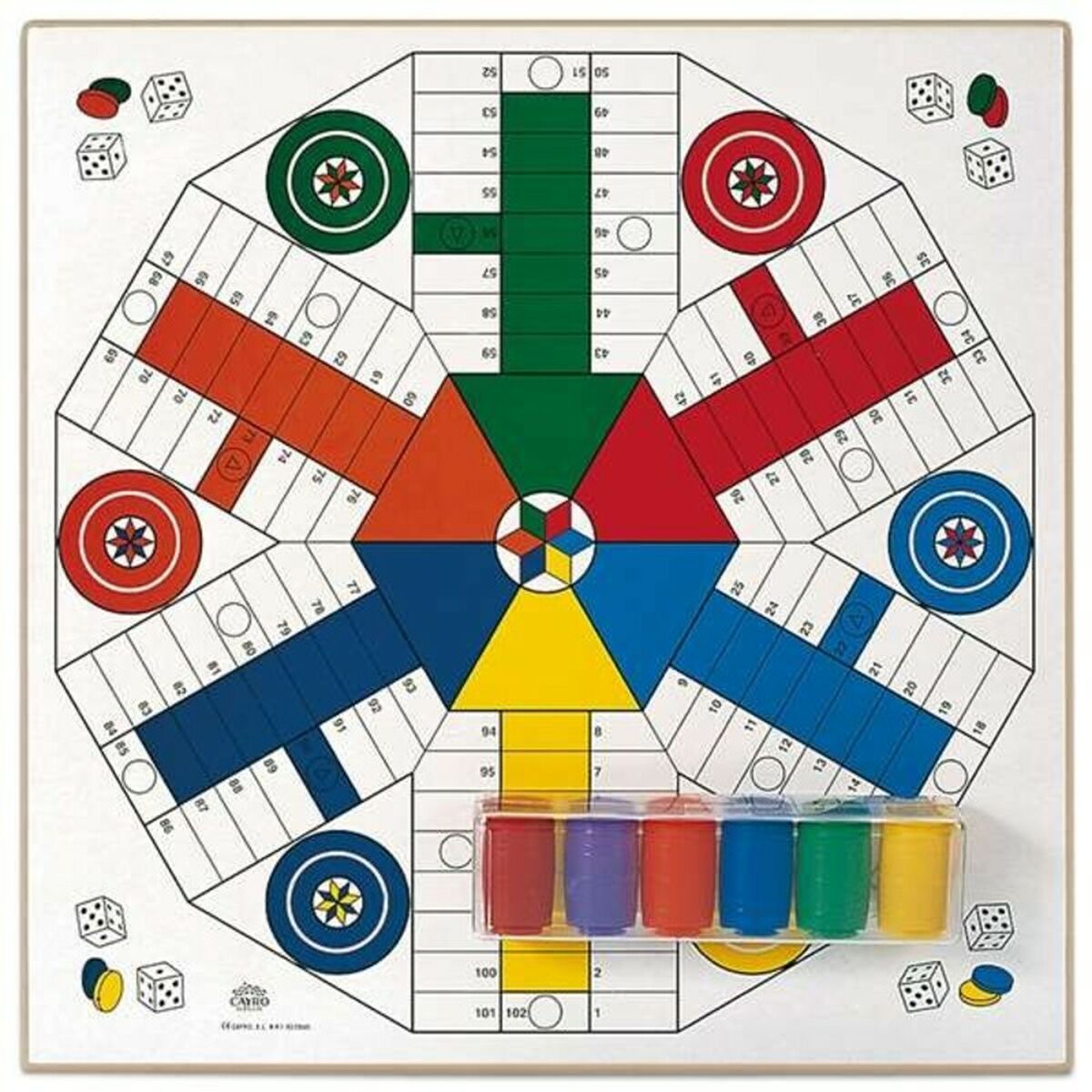 Parchis Cayro (40 x 40 cm) - Jucarii si jocuri, Jocuri și accesorii