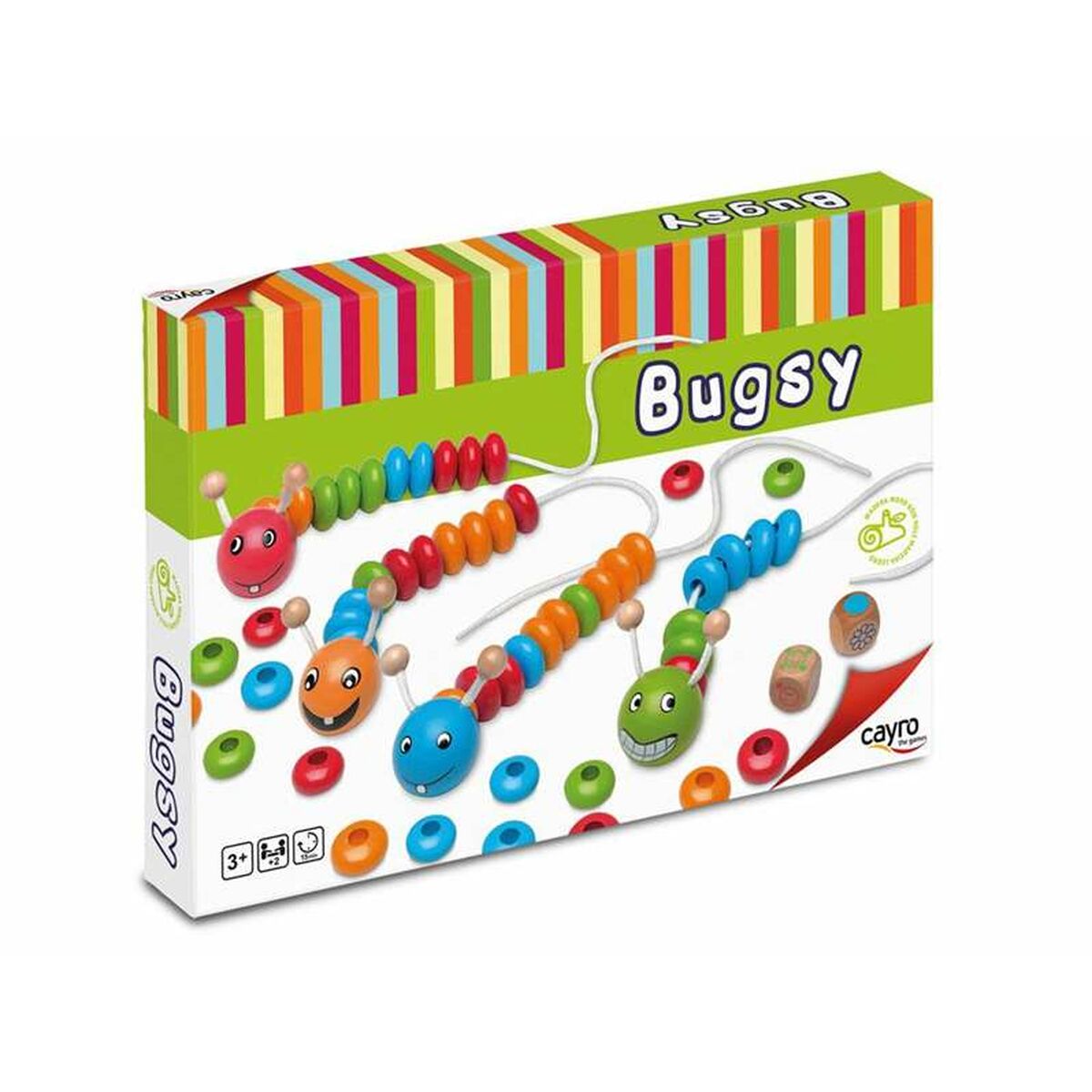 Puzzle pentru Copii din Lemn Cayro Bugsy - Bebelus, Jucăriile copilăriei timpurii
