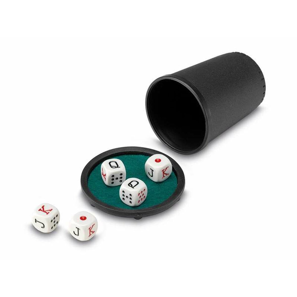 Pahar cu Zaruri de Poker Cayro - Jucarii si jocuri, Jocuri și accesorii