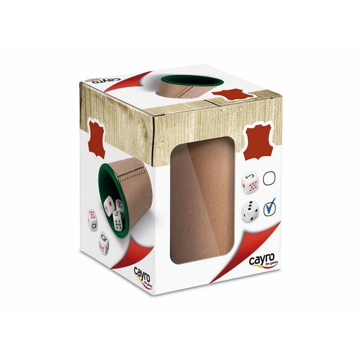 Pahar cu Zaruri de Poker Cayro - Jucarii si jocuri, Jocuri și accesorii