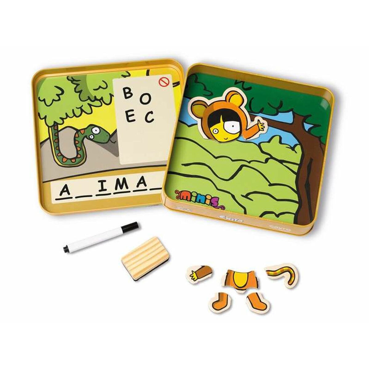 Joc Educație pentru Copii Cayro Chita 19 x 19 x 3,5 cm 8 Piese - Jucarii si jocuri, Jocuri și accesorii
