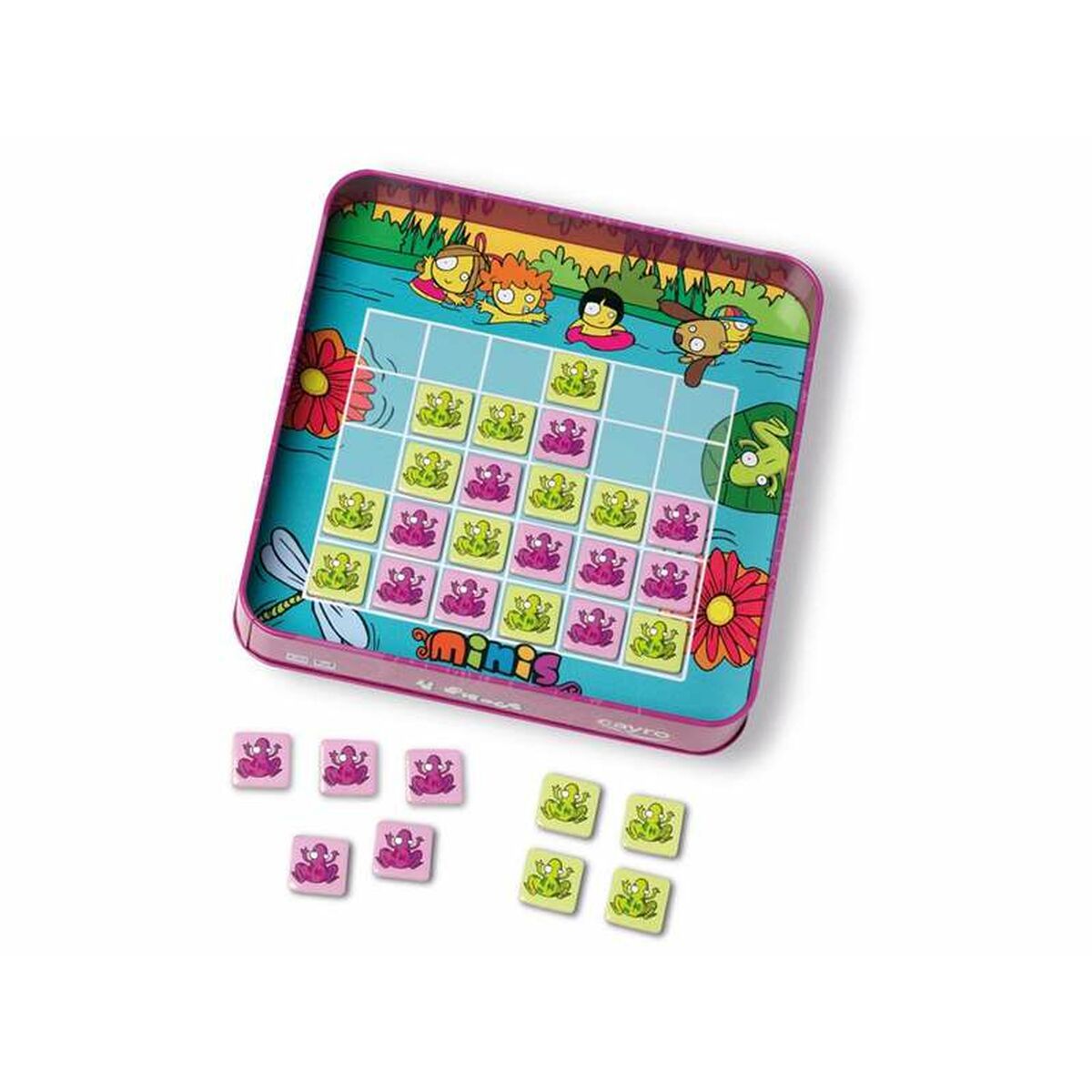Joc Educație pentru Copii Cayro Frogs 19 x 19 x 3,5 cm 8 Piese - Jucarii si jocuri, Jocuri și accesorii