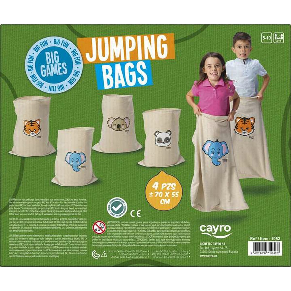 Joc de Îndemânare Cayro Jumping bags 4 Piese - Jucarii si jocuri, Jocuri și accesorii