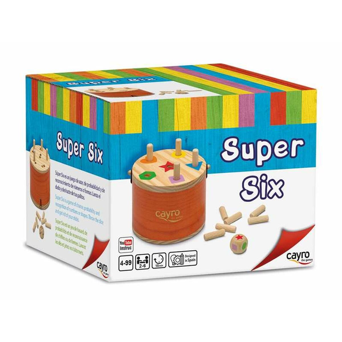 Joc Educativ Cayro Super Six - Jucarii si jocuri, Jocuri și accesorii