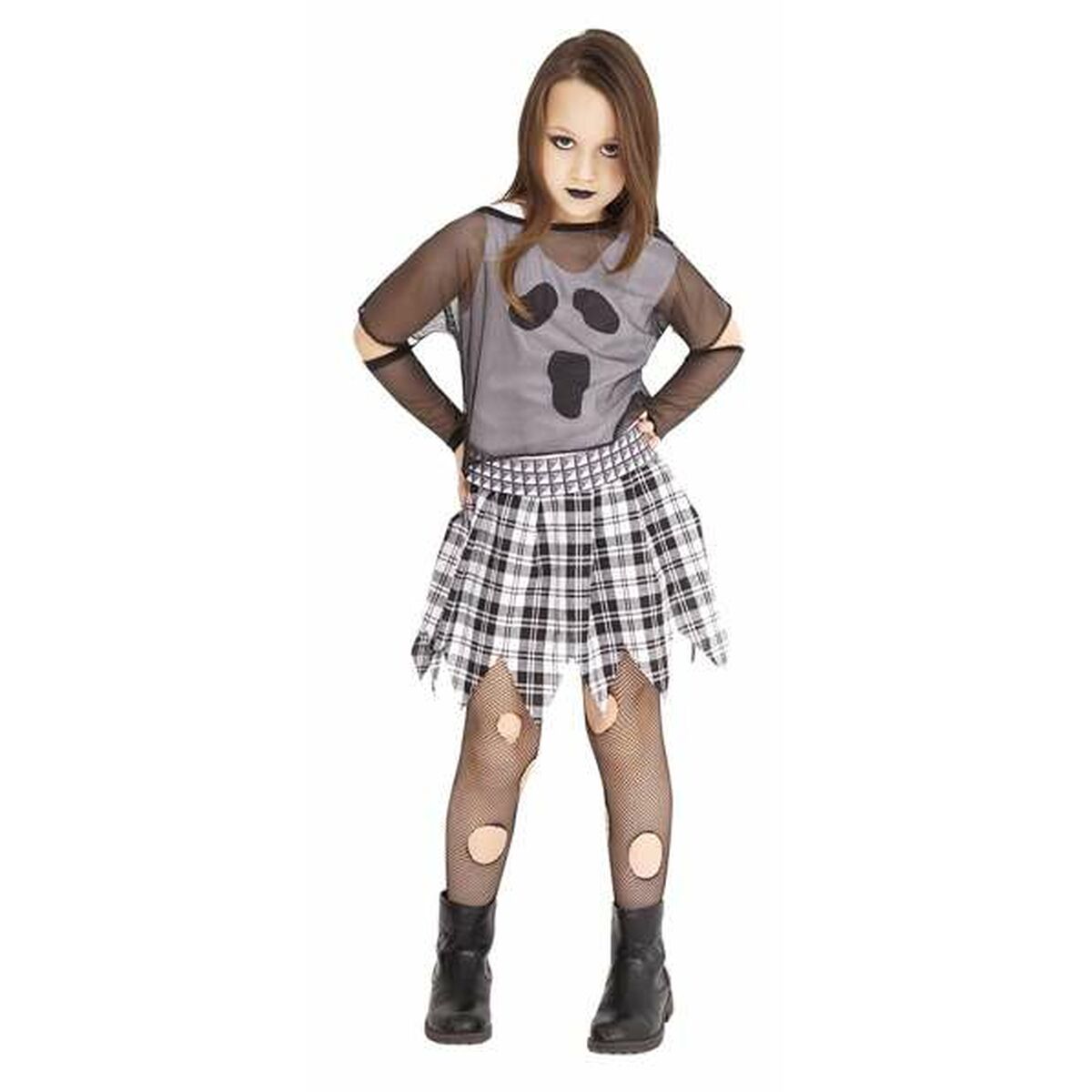 Costum Deghizare pentru Copii Rubies Negru Punk Fantomă 12-14 Ani - Jucarii si jocuri, Costume și accesorii