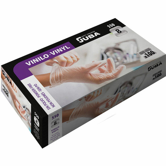 Mănuși de unică folosință JUBA Fără pudră Cutie (100 Unități) - DIY și instrumente, Prevenire și siguranță