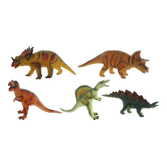 Dinozaur DKD Home Decor 6 Unități 48 x 23 x 34,5 cm Moale - Jucarii si jocuri, Păpuși și figurine