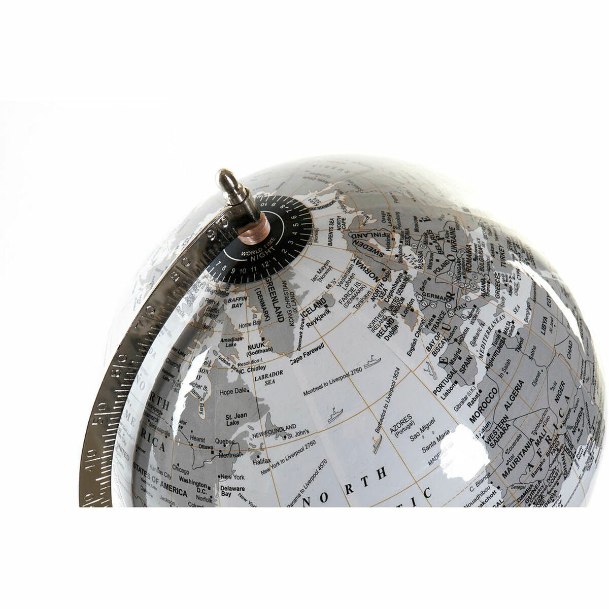 Glob Pământesc DKD Home Decor Alb Metal Plastic 27 x 25 x 61 cm - Birou și papetărie, Material școlar și educațional